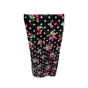 Betsey Johnson Black Cherry Soft plush Throw.50x70 NWT.